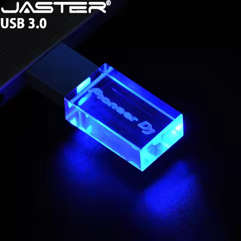 Hot Sale Pioneer DJ Crystal USB 3.0 Flash Drive 128GB High Speed Memory Stick 64GB Silver Cover U Di