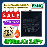 2pcs For Xiaomi Redmi K30 Pro / Mi Poco F2 Pro Phone 4700mAh BM4Q Battery