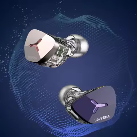 BGVP DMA 1DD + 2BA + 2BCD Hybrid Driver in Ear Monitor Earphones HiFi Wired IEM Earbuds