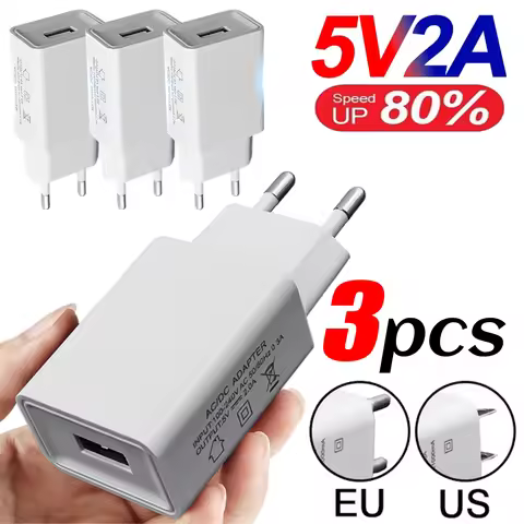 5V 2A QC3.0 Quick Charging Mobile Phone Chargers USB High-speed Wall Charger Power Adapter for IPhon