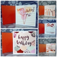 Birthday Card 9.4cm × 9.4cm =READYSTOCK 现货=