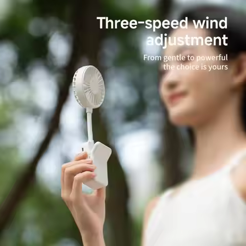 Practical USB Clip Fan With Adjustable Speed And Portable Design for Need Cooling Comfortable HX5E