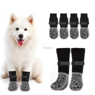 CH* Breathable Dog Shoes Tracting Control Dog Socks For Small Large Senior Dogs