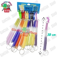 GANTUNGAN Spiral STRING MOTORCYCLE KEYCHAIN - SPIRAL MOTORCYCLE KEYCHAIN