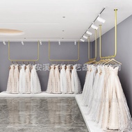 Suspension U Shaped Rack Clothes Hanger Wedding Shop Ceiling Special Rack Thickened Photo Studio Clo