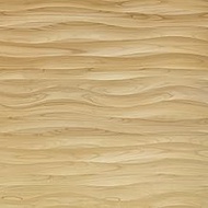 Asahi Wood Tech IFKW1P0009 Cool Japan Square Cypress, Soft Wave, 1.4 x 17.5 x 17.5 inches (3.6 x 44.