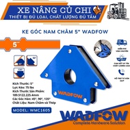 WADFOW WMC1605 magnetic corner bracket 5 inch pulling force 75lbs welding bracket 45 90 135 degrees 