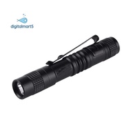 Flashlight pen torch Super Small Mini AAA XPE-R3 LED Lamp Belt Clip Light  with