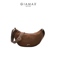 GIAMAX Corduroy Half Moon Crossbody Bag - JHB3111CN3BL5 Beg Silang Korduroi Wanita