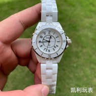 Original Female Watch Chanel J12 Series H0685 White Ceramic Swiss Movement Female Watch 33mm