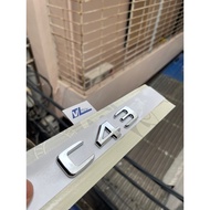 Letter c43, stamp c43, silver c43 logo, symbol c43 amm