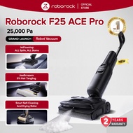 【New】Roborock F25 ACE Pro 25000Pa Wet & Dry Cordless Vacuum | Zero Hair Tangle | Steam & Hot Water M