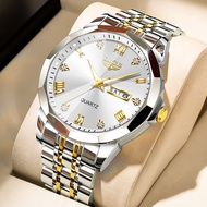 LIGE Fashion Quartz Waterproof Stainless Luminous Men Watch