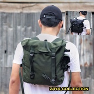 HIJAU HITAM Rpm Military Education Backpack, Military Education Backpack/Small Back Backpack TNI Gre