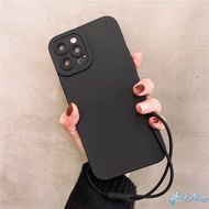 Free lanyard Case Oppo A9 A5 2020 A5S A12 F9 A3S A83 A15 A15S A31 A53 2020 F11 A1K A92 A52 A12E Casing Korean style fashion simple mobile phone case cover