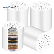 Vitamin C Infused 20-Stage Shower Filter - 4PCS Replacement Set for Cleaner Water