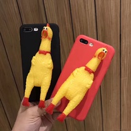Cute Funny Phone Case Funny Protective Cases Screaming Chicken Sound Chicken Suitable for iPhone15pr