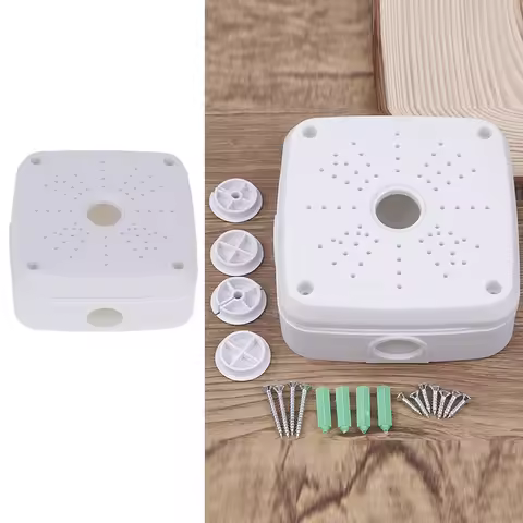 Security Camera Base Junction Box, Cctv Surveillance Camera Universal Electrical Box, Plastic Waterp