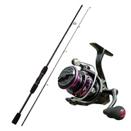 SHIMANO satu set reel pancing Reel Pancing Murah Kuat Power 1.65M/1.8M/2.1M Joran Pancing Reel Panci