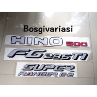AXANSHOP Hino 500 FG 235 ti super ranger stickers / Hino 500 stickers / fg 235 ti hino / hino 500 st