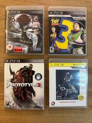 PS3 - Bayonetta, Toy Story 3, Prototype 2, Demon's Souls