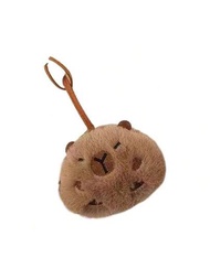 Llavero De Muñeco De Peluche De Carpincho, Colgante De Bolsa De Conejillo De Indias, Llavero Creativo De Animales Esponjosos, Llaveros De Muñecos De Peluche Kawaii, Regalo De Cumpleaños De Cosas Lindas Therian