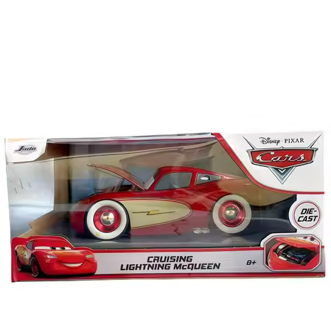jada 1:24 Lightning McQueen Auto General Alloy model collection display boy's birthday gift