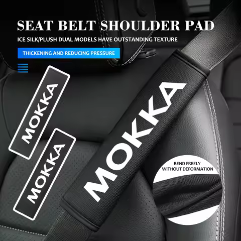 For Opel 1/2pcs Car Safety Belt Shoulder Cover Pads Interior Decoration OPC Astra J H G K Insignia C
