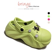 Brings Women Butterfly EVA Sandals - Black/Cream/Green/Pink
