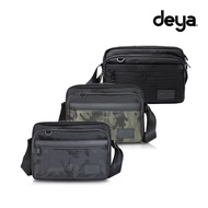 De deya-cross Classic Side Backpack Black Camouflage Green Camouflage-Multi-Layer Storage Environmen