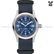 HAMILTON H70455940 Unisex Analog Watch KHAKI NAVY AUTO Date 38mm NATO Textile Strap Blue *Original
