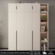 Solid Wood Wardrobe Storage Cabinet 2/3/4/5 Doors Wardrobe With Drawers Wardrobe Cabinet Small Wardr