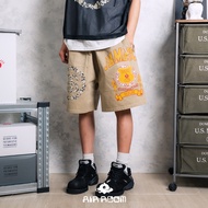AirRoom 2025SS St Ssy & DENIM TEARS Joint Popcorn Double S LOGO Shorts