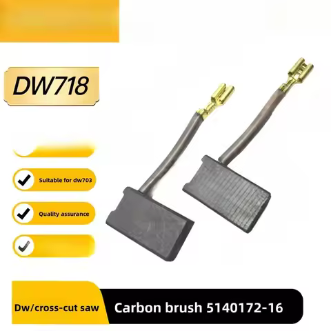Replacement Carbon Brush Set for Compatible with DeWalt DW718 DWS780 DW702 DW703 381028 08 Crosscut 