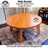 Round wooden table, round floor table, top table, coffee table, size M