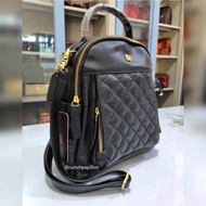 Tas Top Handle Bag Wanita Kulit Asli Papillon Original / K3463 Hitam