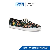 KEDS WF63849 CHAMPION RPC EMBR WILDFLOWER BLACK MULTI Women's Lace-up Sneakers Black good