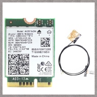 [M G L O] AX201 AX201NGW WiFi Card with 2XAntenna M.2 CNVio2 2.4 Ghz/5Ghz