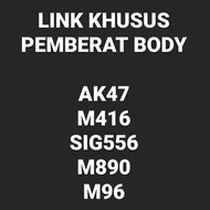 I198 UPGRADE PEMBERAT SIG556 M416 - Body Mag Popor X137