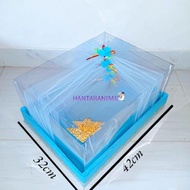 Box Kotak Seserahan Pernikahan /Box Mika Hantaran Pernikahan Set 1 Parsel Lamaran Kekinian Model Ter