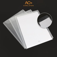 Túi đựng tài liệu A4 Clear bag (CHIỀU DỌC) AO+ không khuy cài (Xấp 5/20 cái) SH342