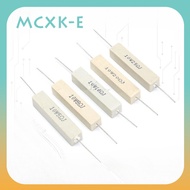 MCXK-E 10Pcs 5W 10W 20W Cement Resistor Power Resistance 1R 2R 3R 8.2R 9.1R 10R 12R 15R 18R 20R 22R 