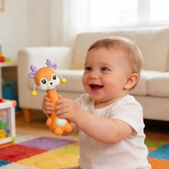 【HOT】 Baby Rattle Toy Set Newborn Rattle Drum 0 6 12 Months Teether Sensory Toy Educational Early M7