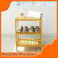 KAYU 3 tier wooden shelf/wooden shelf/shoe shelf/multipurpose shelf