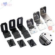 BORRAONE Padlock Clasp, Burglar-proof Stainless Steel 90 Degree Lock Catch,  90 Degrees Hardware Hou