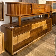 【陳列品】美國頂級白橡木拼胡桃木電視櫃