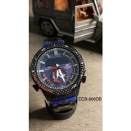 NEW EDIFICE ECB-800DB DUAL TIME MEN WATCHES