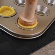 4.5cm / 5cm Wooden Tart Presser (4.5cm/5cm/Double Side) / Penekan Tart Shell / Pastry Tart Presser