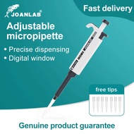 JOANLAB Pipet Makmal Pipet Plastik Manual Penitis Digital Mikropipet Boleh Laras Peralatan Makmal De