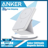 Anker A1611 อุปกรณ์ชาร์จแม่เหล็กไร้สายแบบพกพา (Maggo), Powerbank 5000Mah แม่เหล็กและ Usb-C สําหรับ I